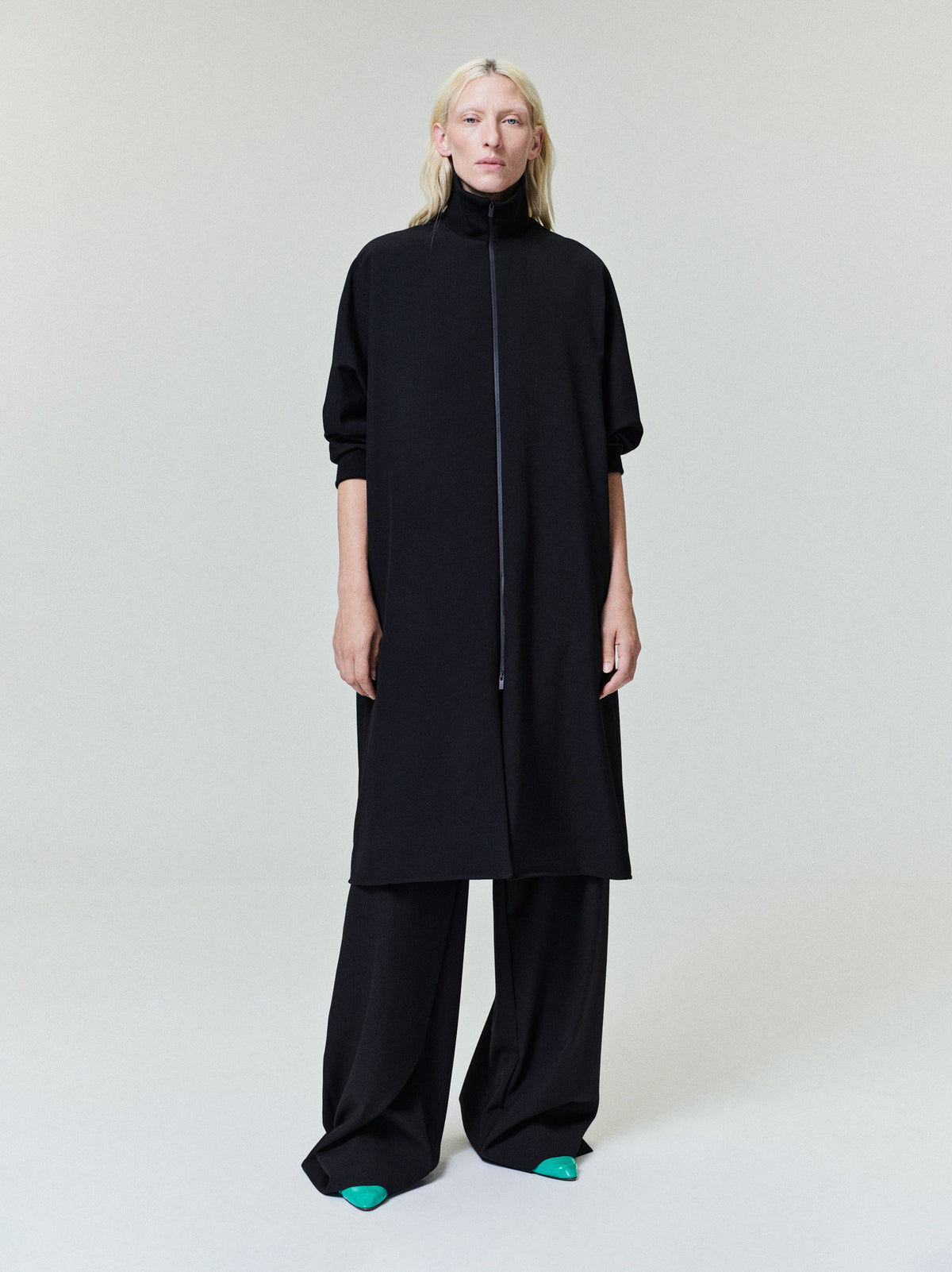 Womens Shirt Dress - Black - Image 2