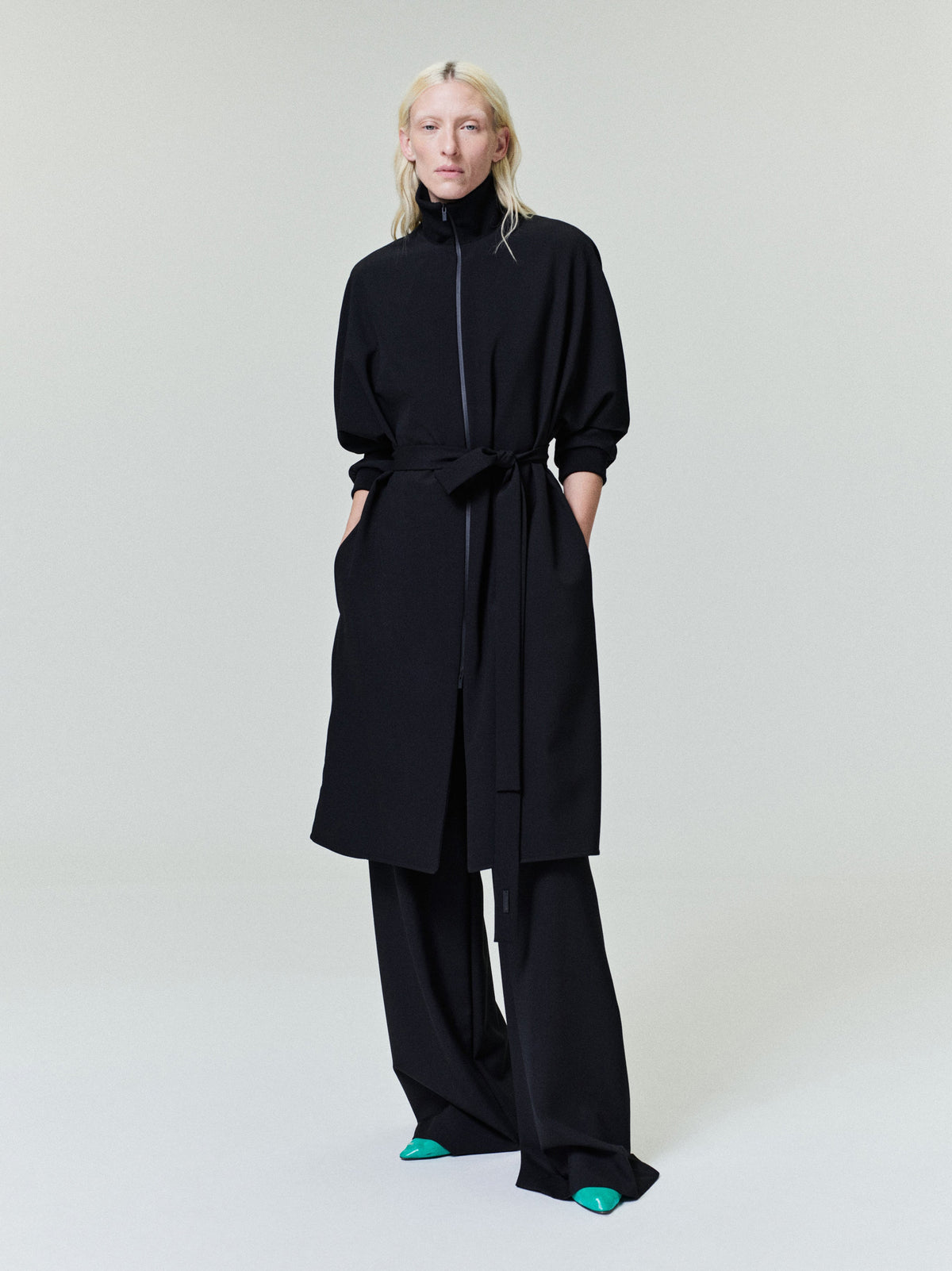 Womens Shirt Dress - Black - Image 1