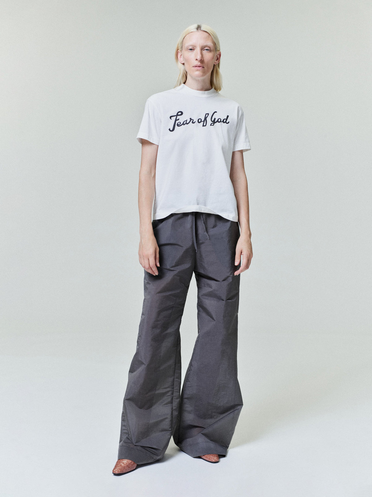 Womens Fear Of God Tee - White - Image 2