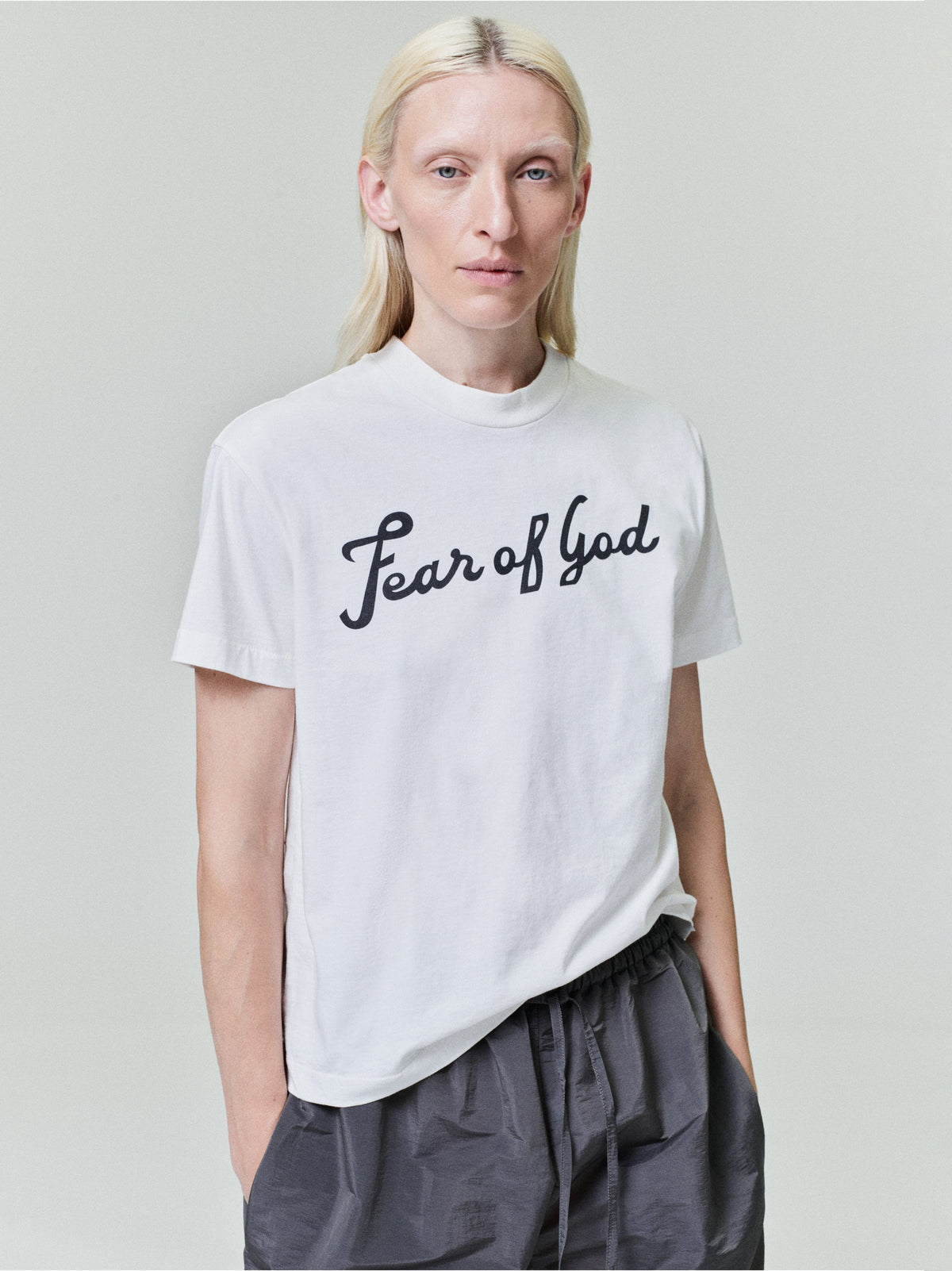 Womens Fear Of God Tee - White - Image 1