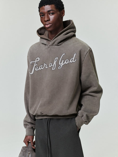 26 Classic Half Raglan Hoodie - Faded Brown - Image 1