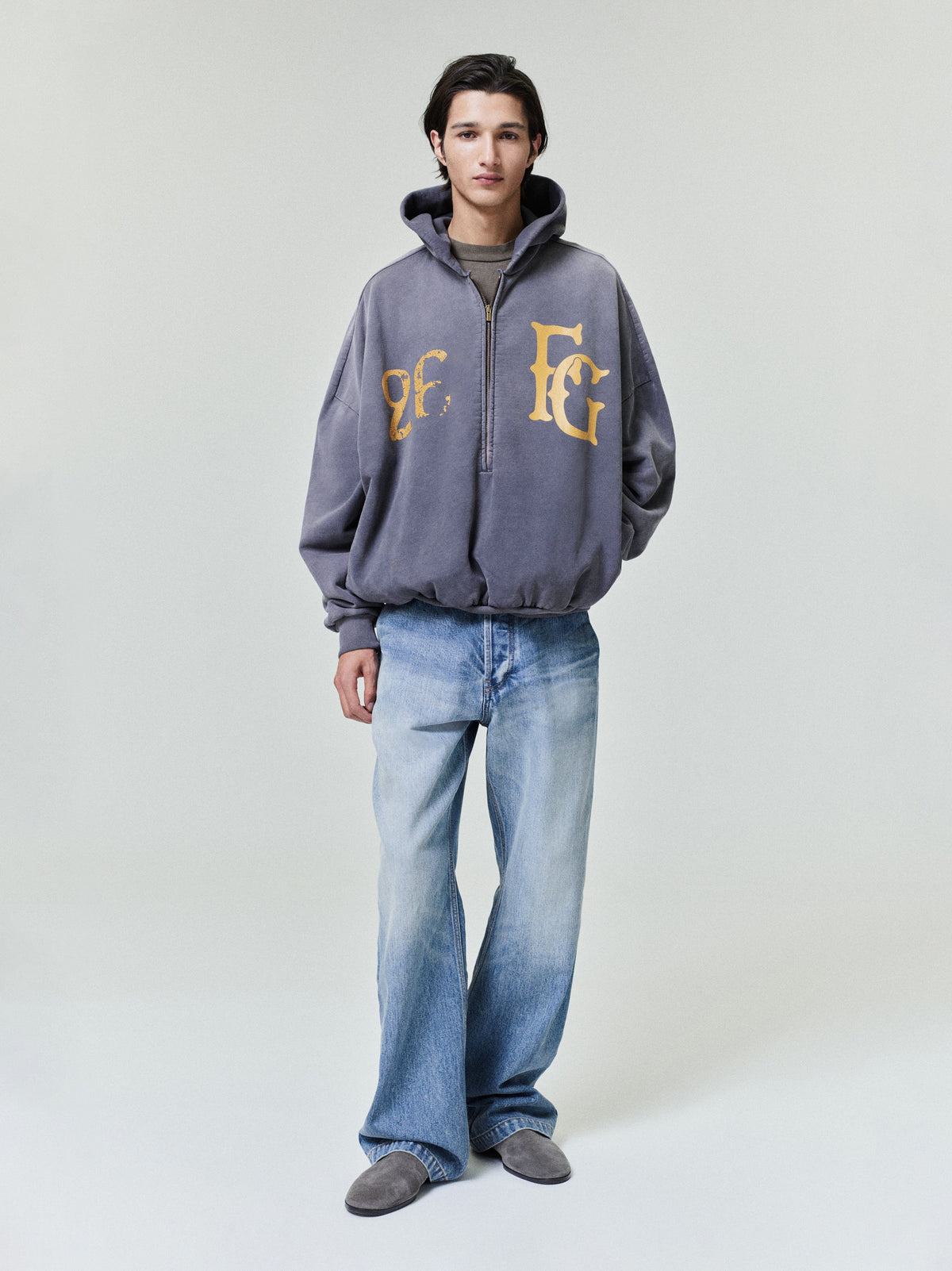 Denim Utility Pant - Medium Indigo - Image 1