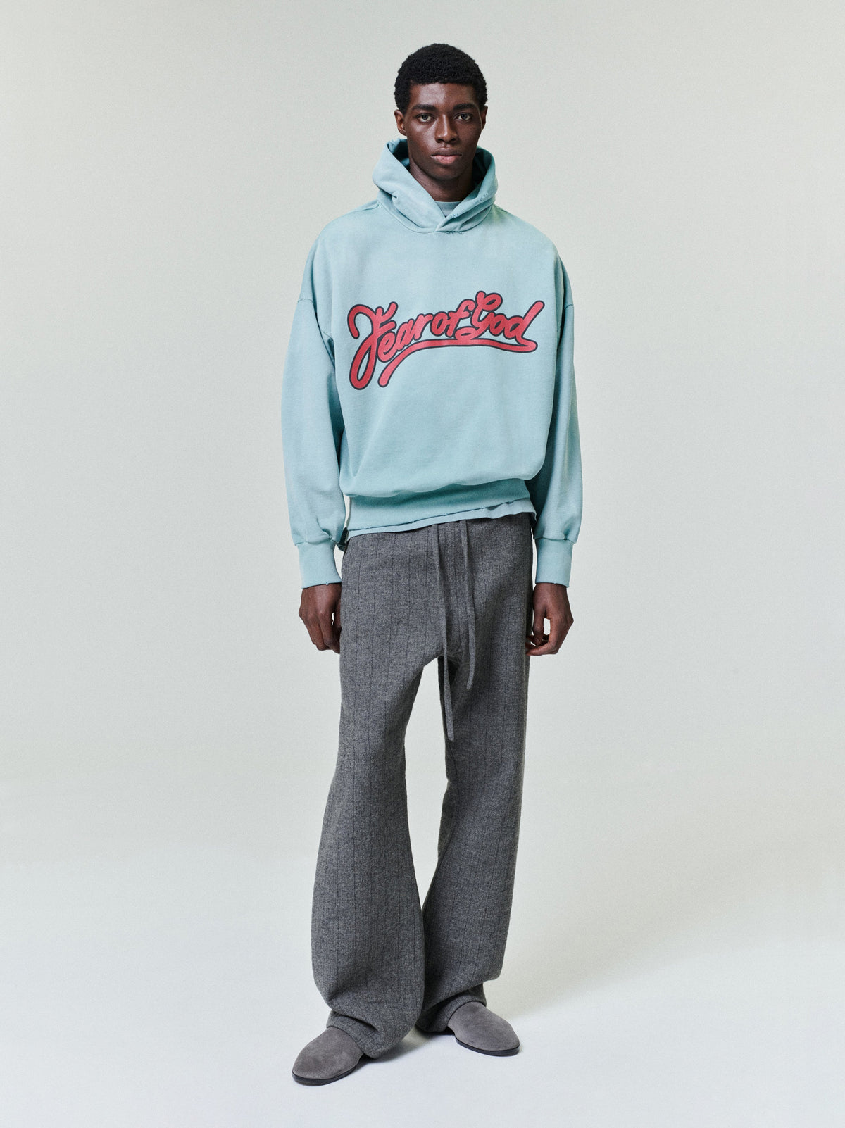 Fear Of God Classic Hoodie - Sky - Image 1