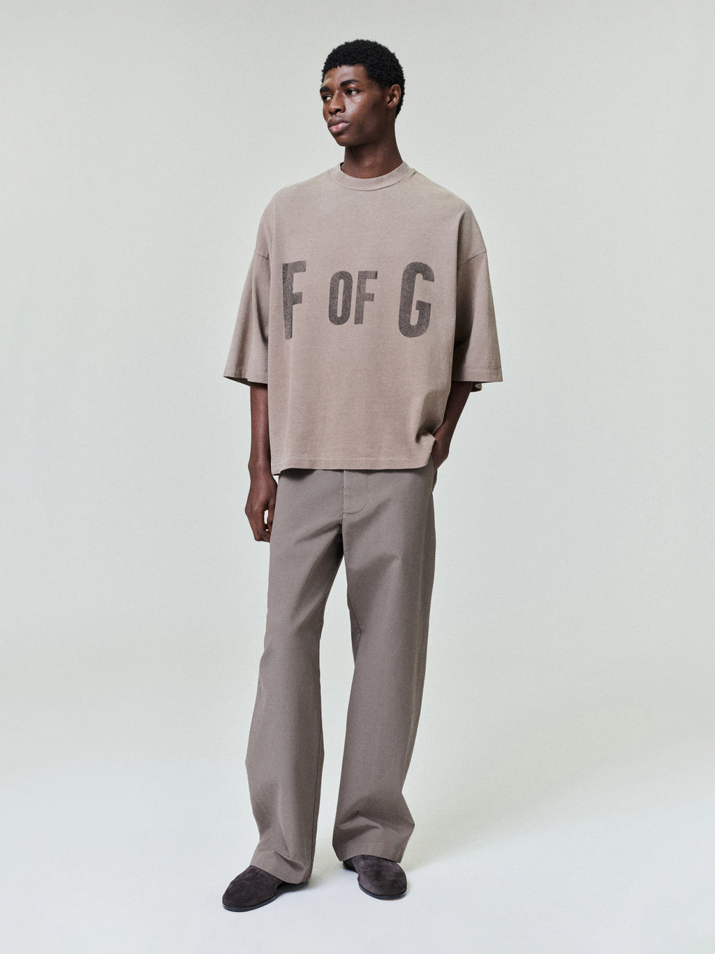 F of G Tee - Dune Pearl - Image 1