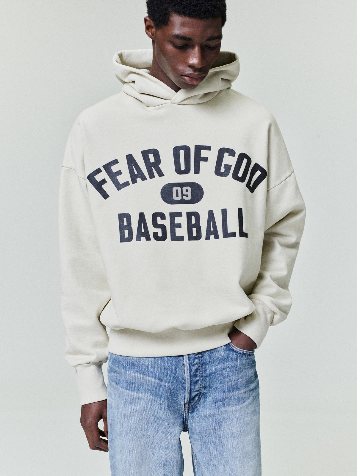 09 Classic Hoodie - Dirty Ivory - Image 1