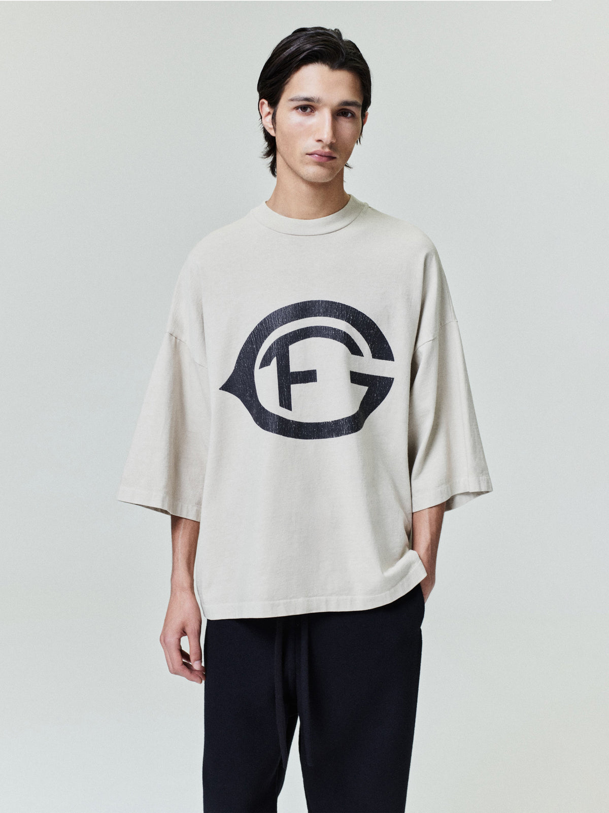 FG 26 Tee - Dirty Ivory - Image 1