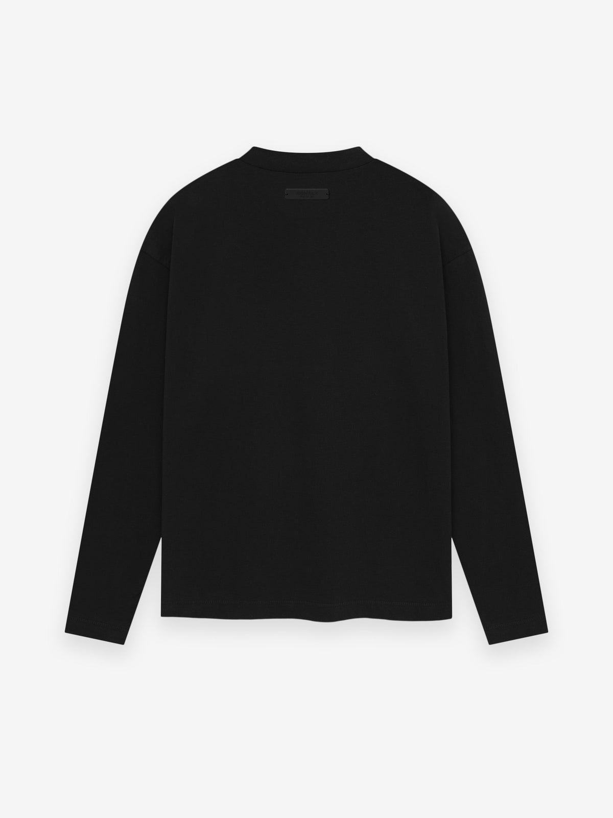 Essentials SS26 Classic Long Sleeve Tee - Vintage Black / White - Image 3