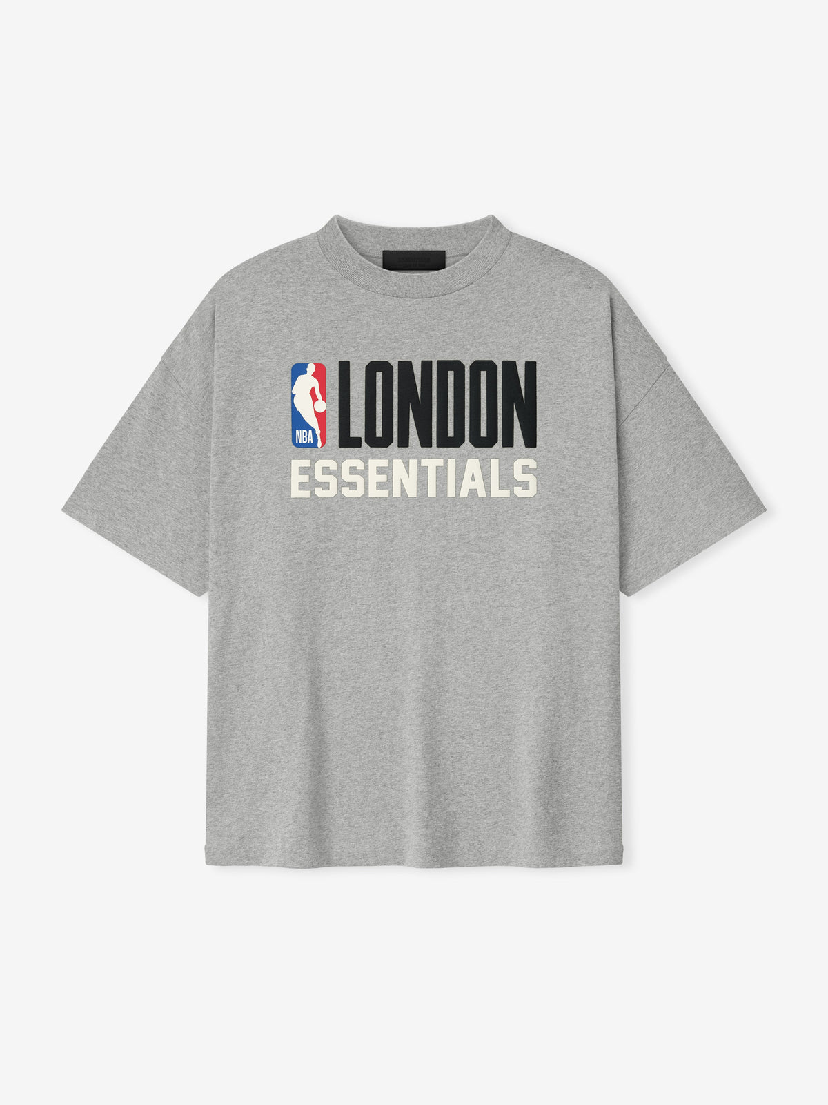 London 90s Fit Tee - Concrete Heather - Image 1