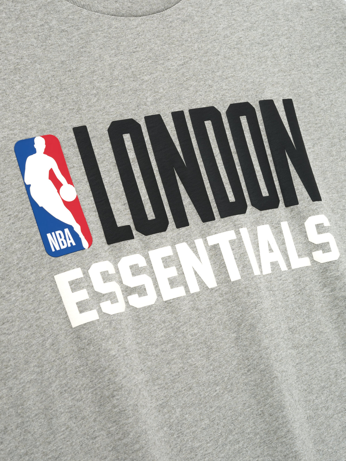 London 90s Fit Tee - Concrete Heather - Image 3