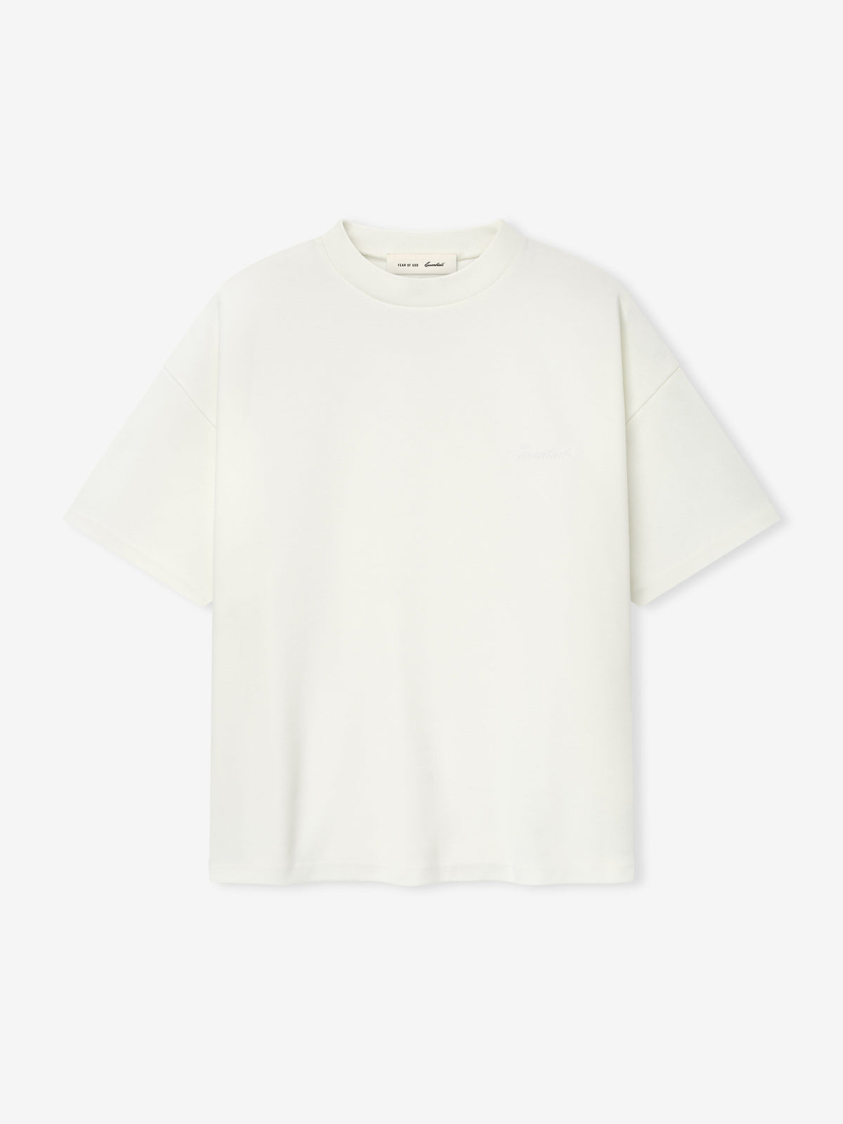 Pique Signature 90s Tee - Ivory - Image 2