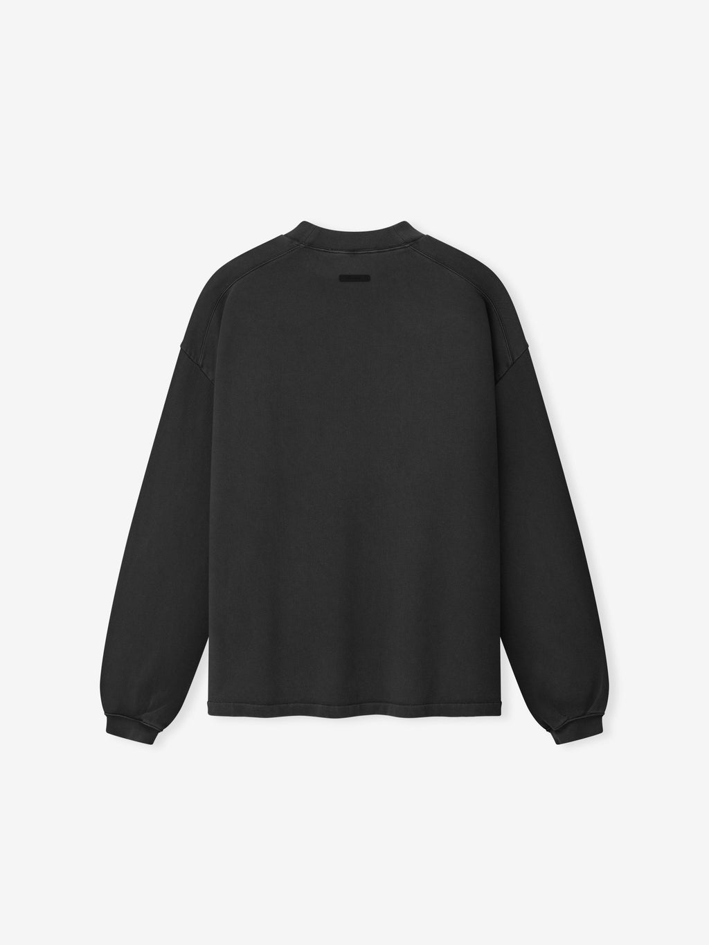 Womens Signature Classic Long Sleeve Tee - Faded Black - Image 2