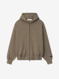 Essentials SS26 Classic Zip-Up Hoodie - Homestead Heather - Image 2