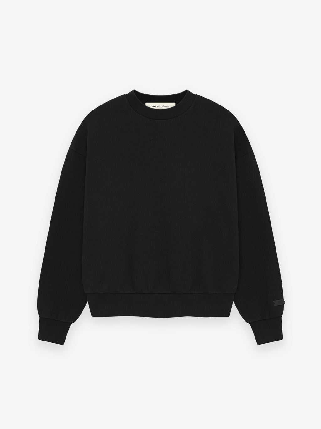 Essentials SS26 Classic Crewneck Sweatshirt - Vintage Black - Image 4