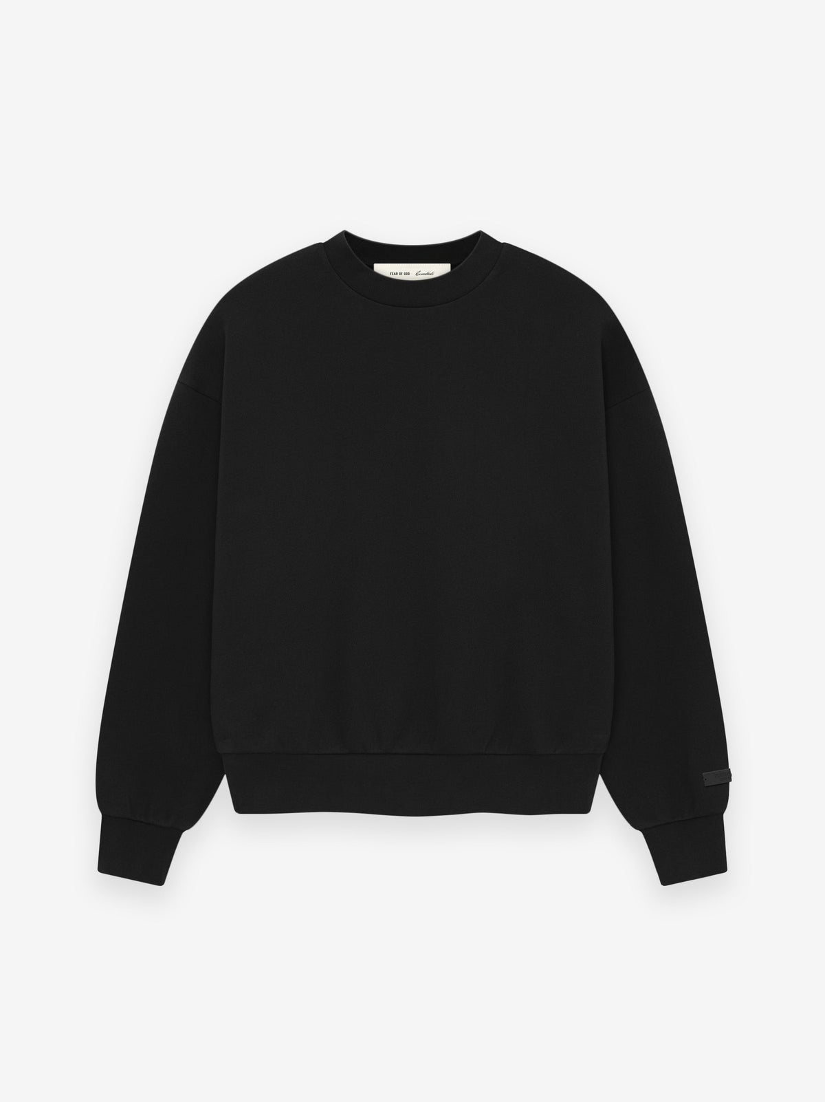 Essentials SS26 Classic Crewneck Sweatshirt - Vintage Black - Image 4