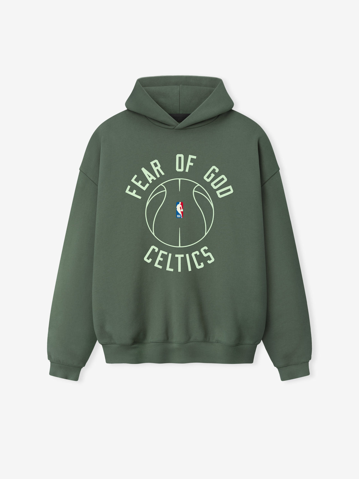 Celtics X Barkley Hendricks 90s Hoodie - Balsam Green - Image 3