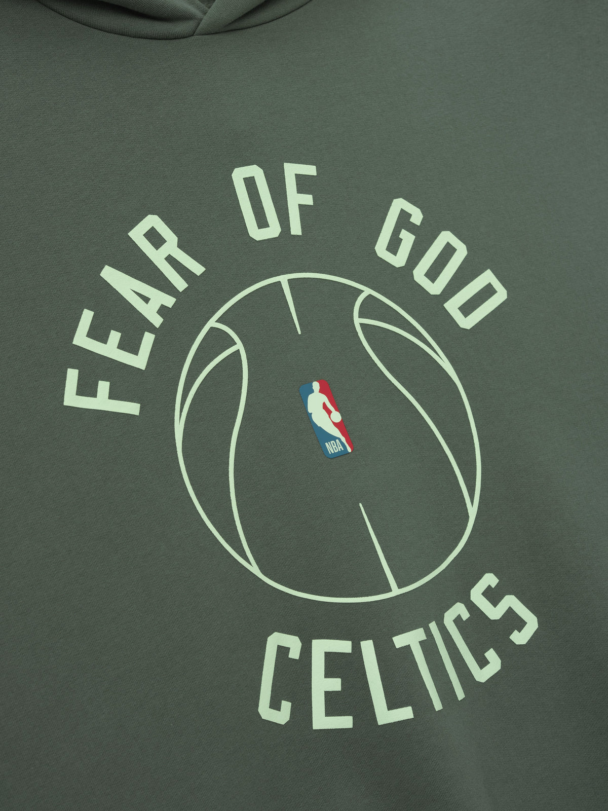 Celtics X Barkley Hendricks 90s Hoodie - Balsam Green - Image 5