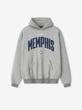Memphis Grizzlies 90s Hoodie - Concrete Heather - Image 3