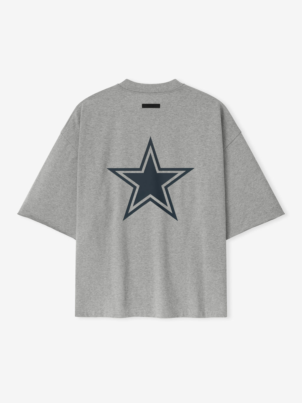 Cowboys 90s 3/4 Sleeve Football Tee - Concrete Heather - Image 2