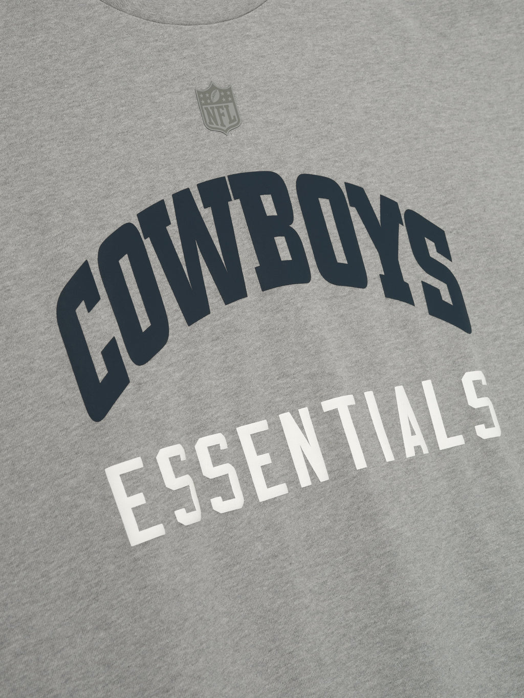 Cowboys 90s 3/4 Sleeve Football Tee - Concrete Heather - Image 3