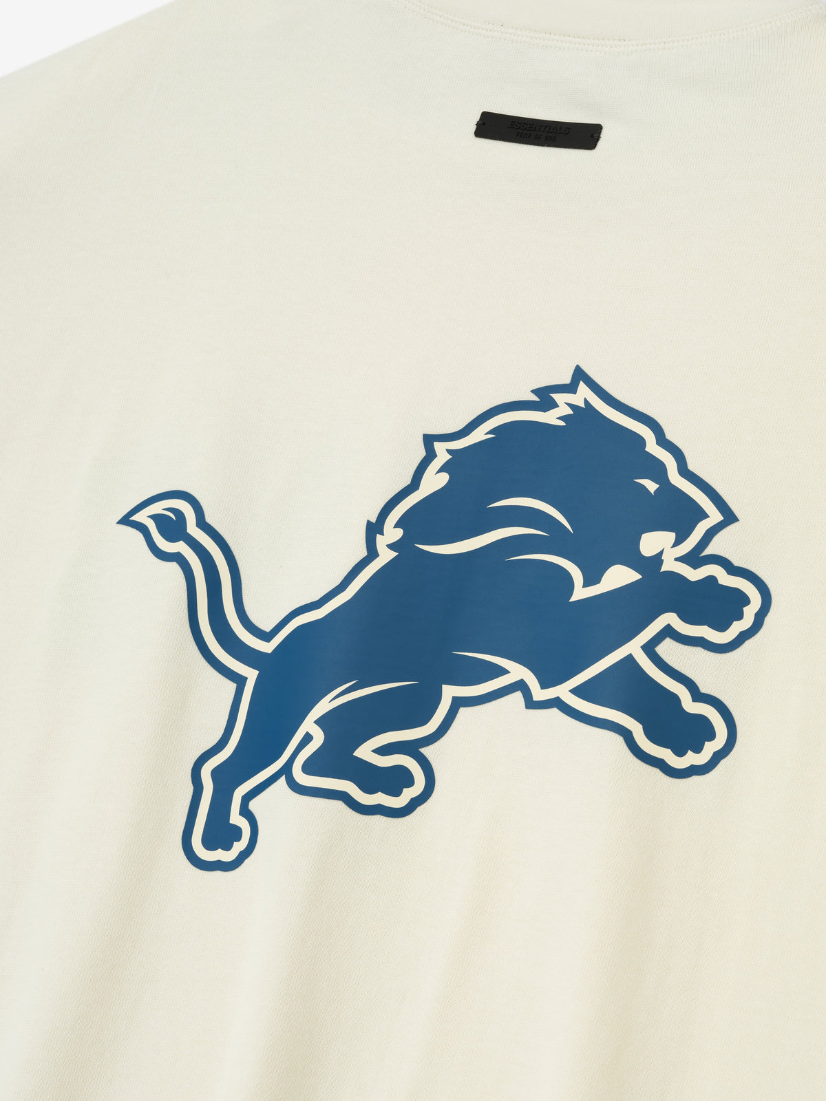 Lions 90s 3/4 Sleeve Football Tee - Cream White - Image 4