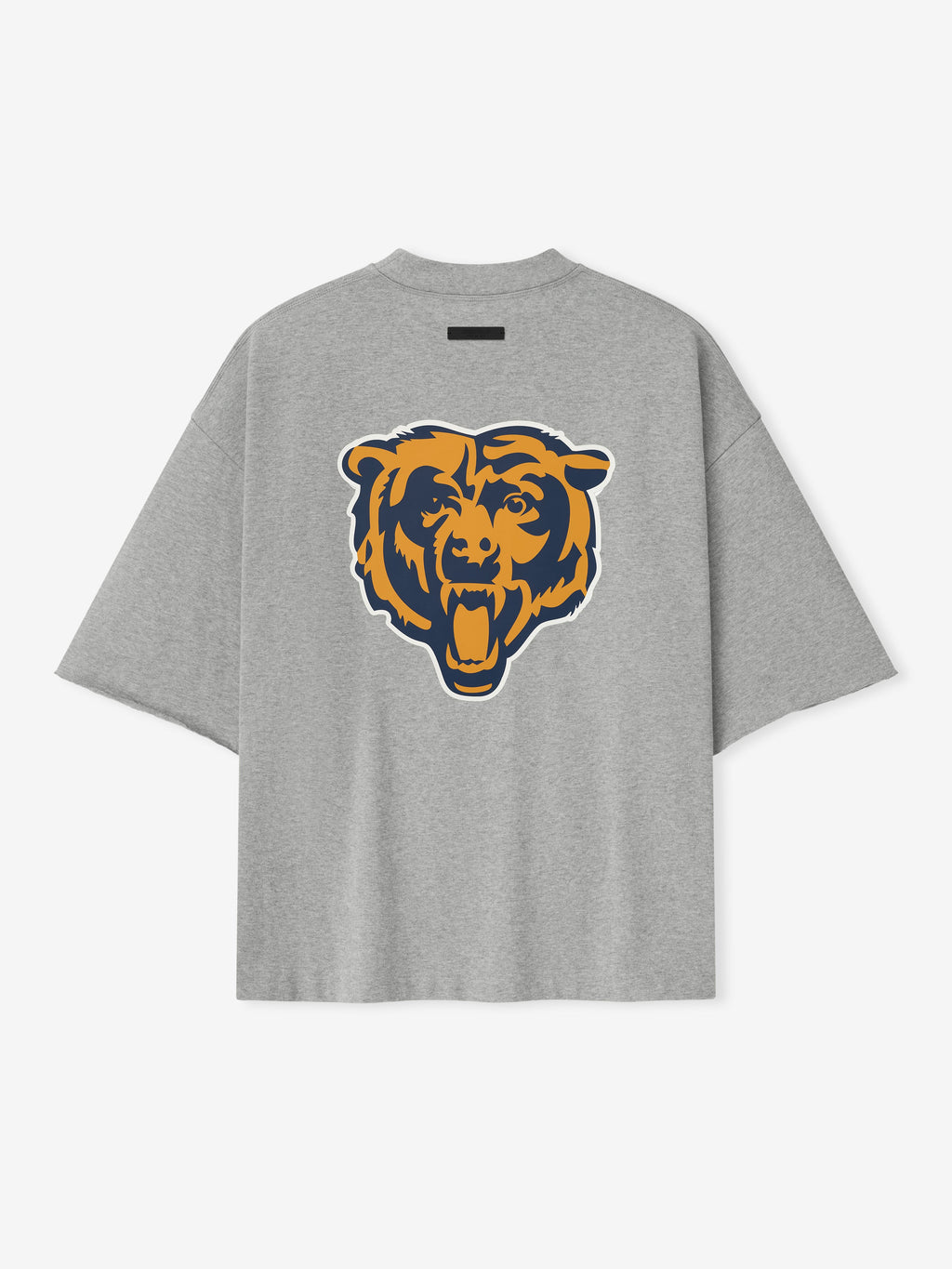 Bears 90s 3/4 Sleeve Football Tee - Concrete Heather/Canyon - Image 2