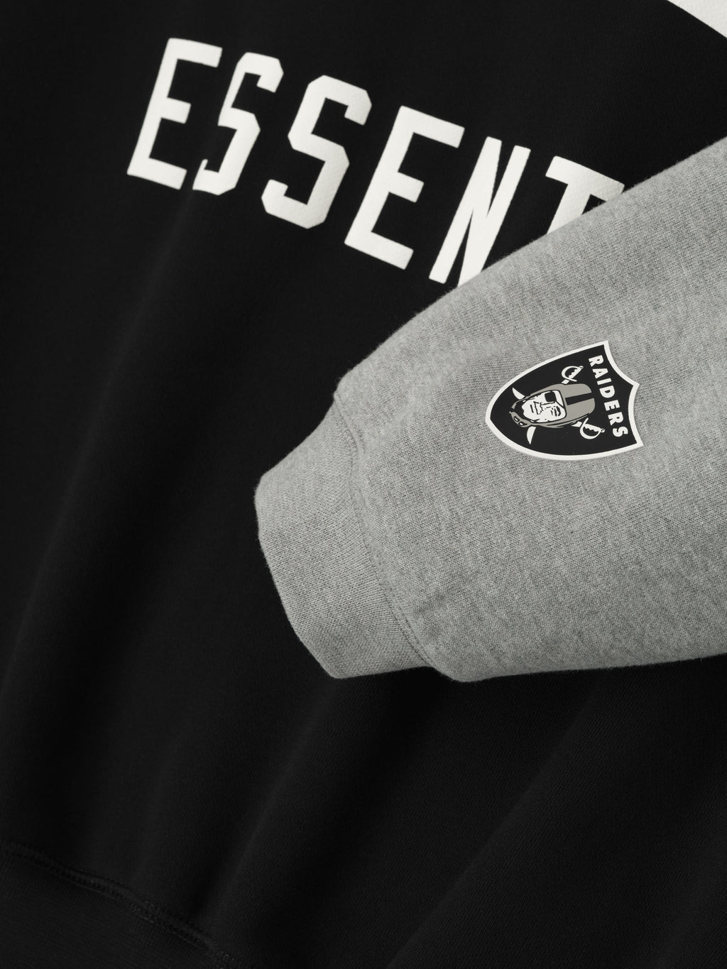 Raiders Sport Hoodie - Black/Concrete Heather - Image 4