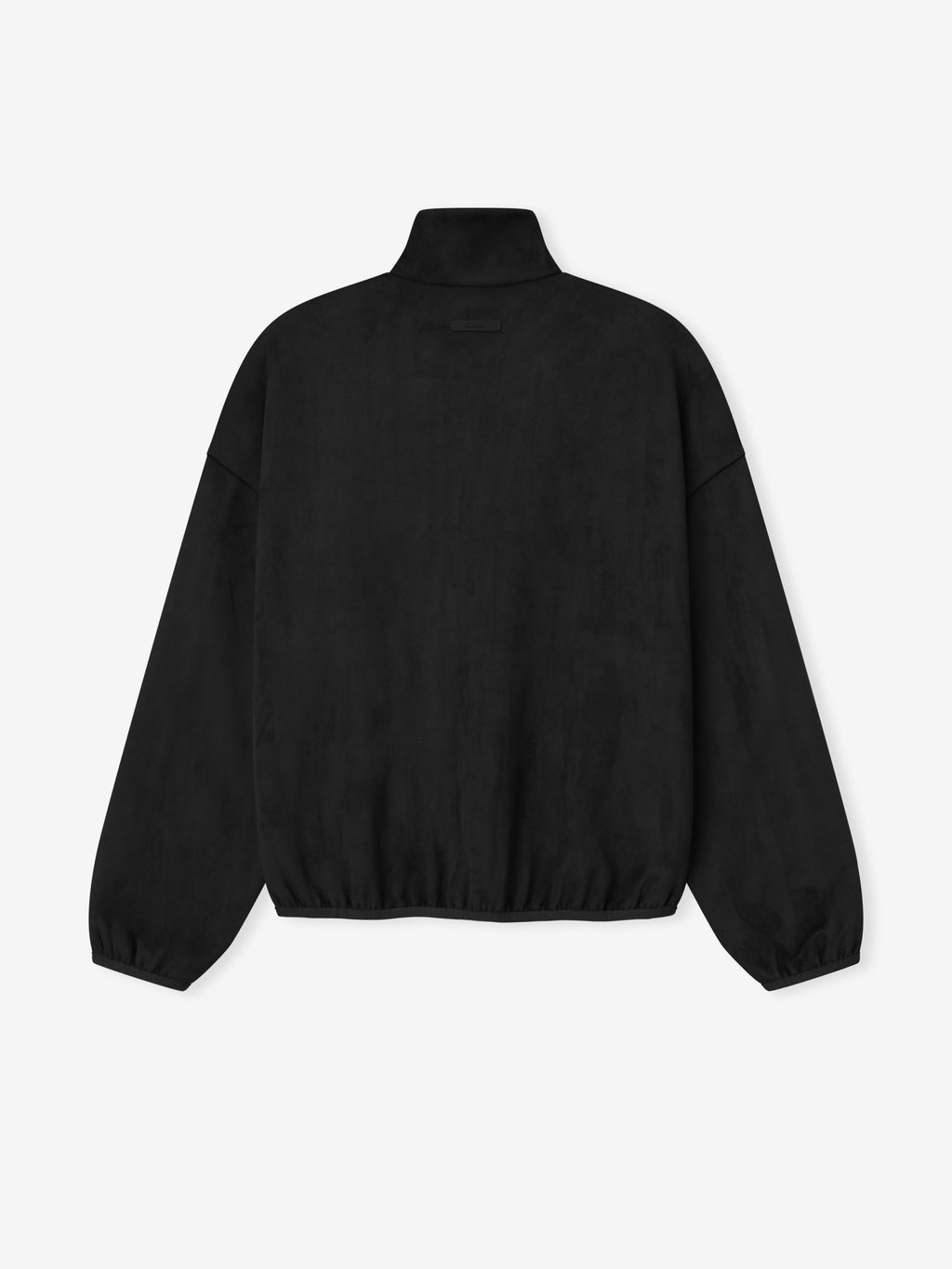 Suede Fleece Signature Modern Track Jacket - Vintage Black - Image 2