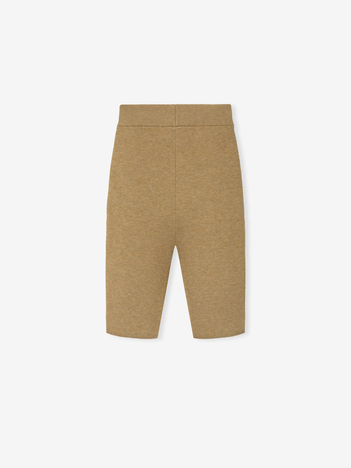 Womens Rib Knit Bike Short - Dune - Image 2