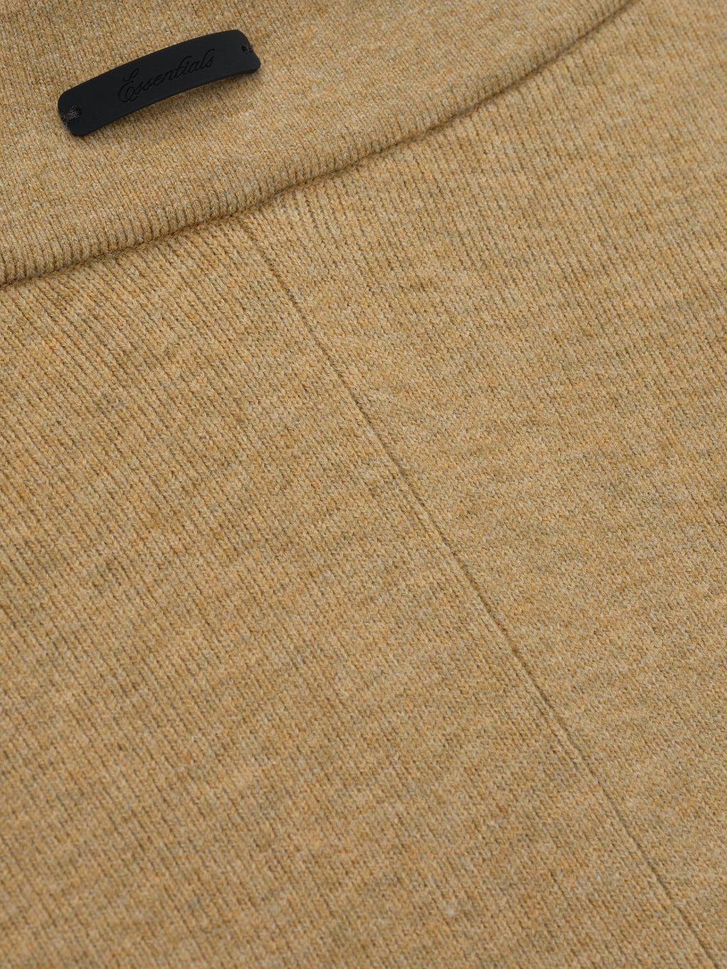 Womens Rib Knit Bike Short - Dune - Image 4