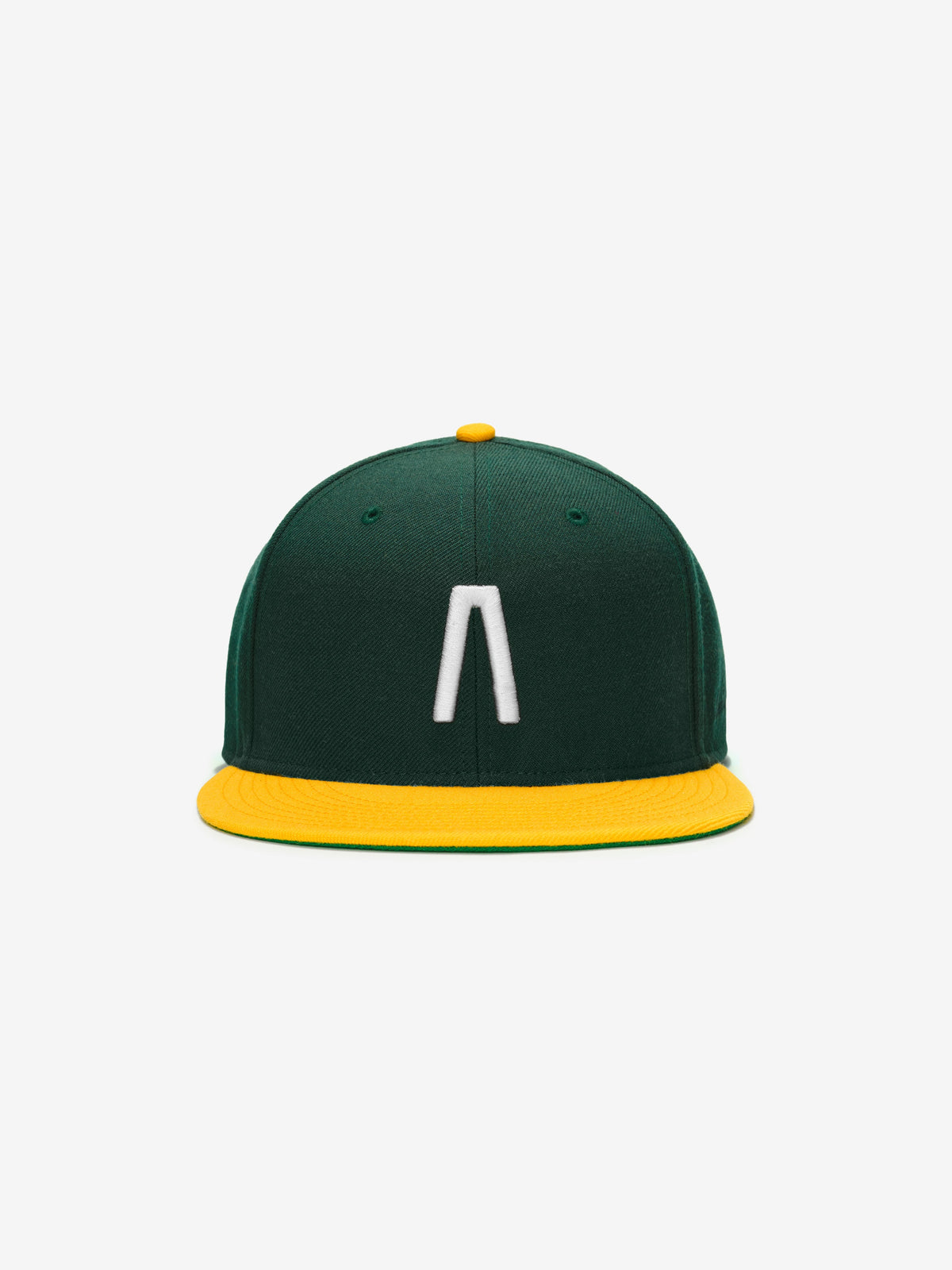 Fear of God Essentials 59FIFTY Athletics Cap - Dark Green - Image 1