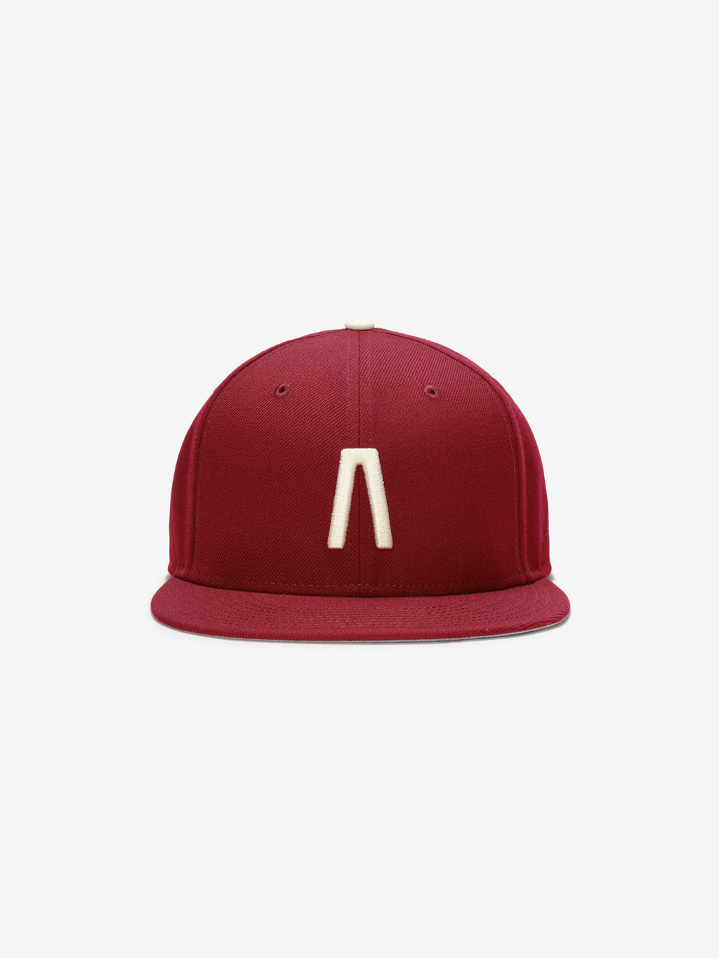 Fear of God Essentials 59FIFTY Athletics Cap - Cardinal - Image 1