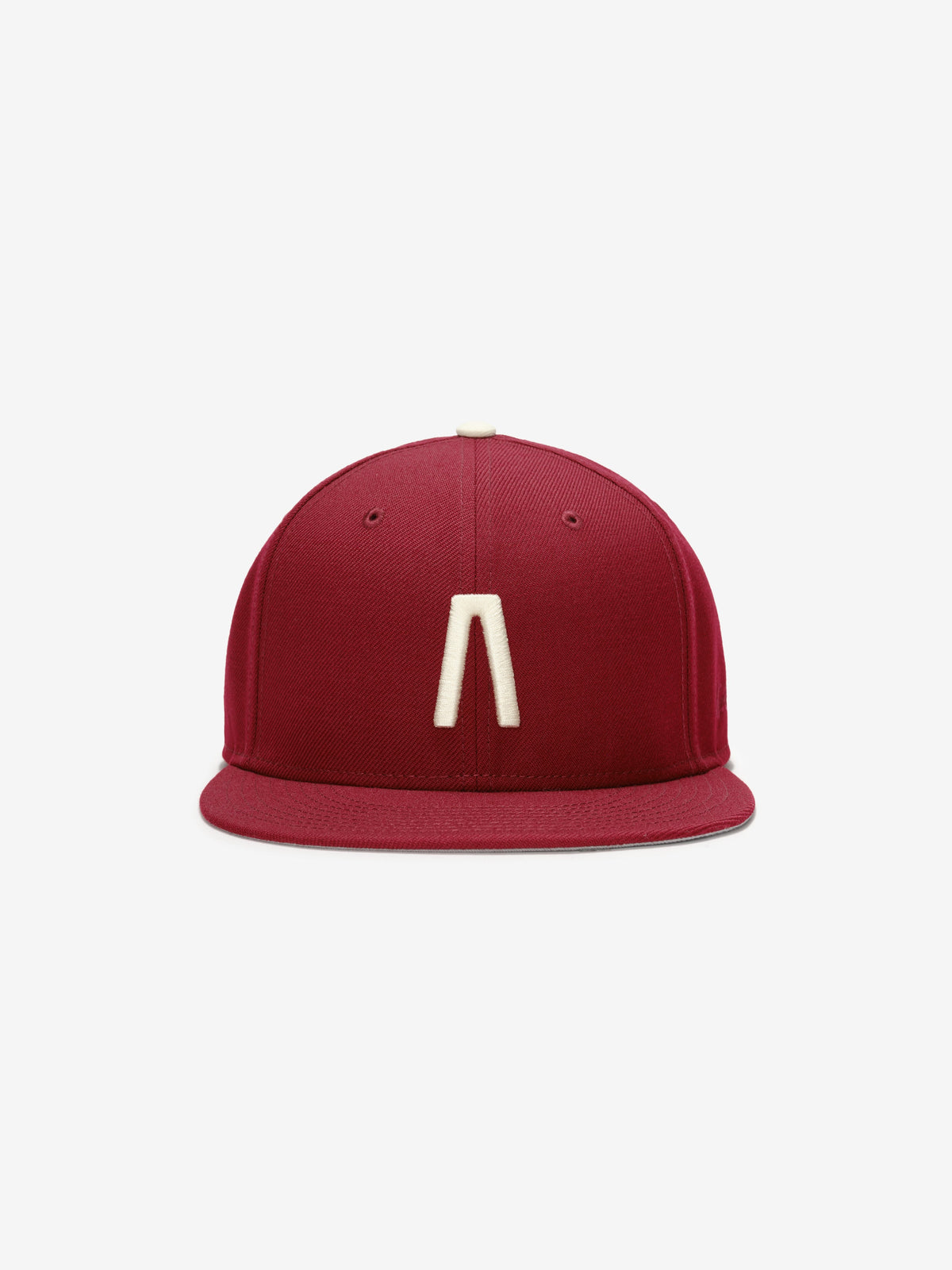 Fear of God Essentials 59FIFTY Athletics Cap - Cardinal - Image 1