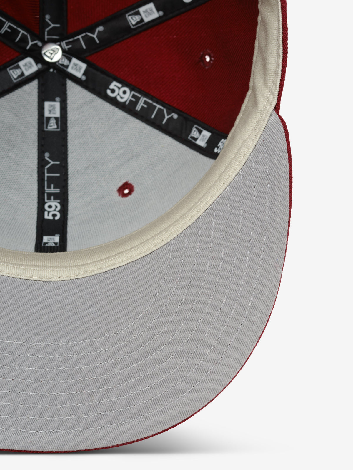 Fear of God Essentials 59FIFTY Athletics Cap - Cardinal - Image 5