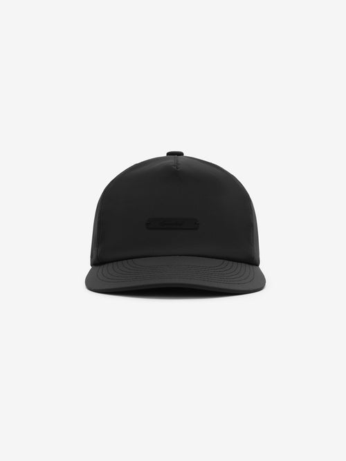 5 Panel Nylon Hat - Vintage Black - Image 1