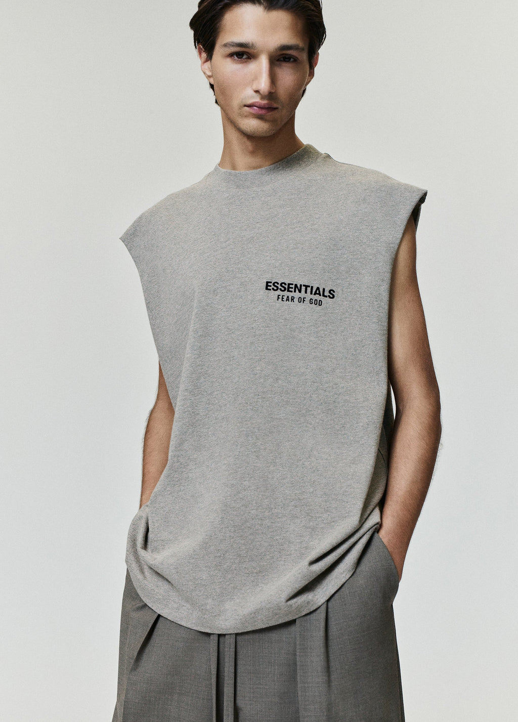 Essentials FW26 Classic Cut-Off - Homestead Heather - Image 1