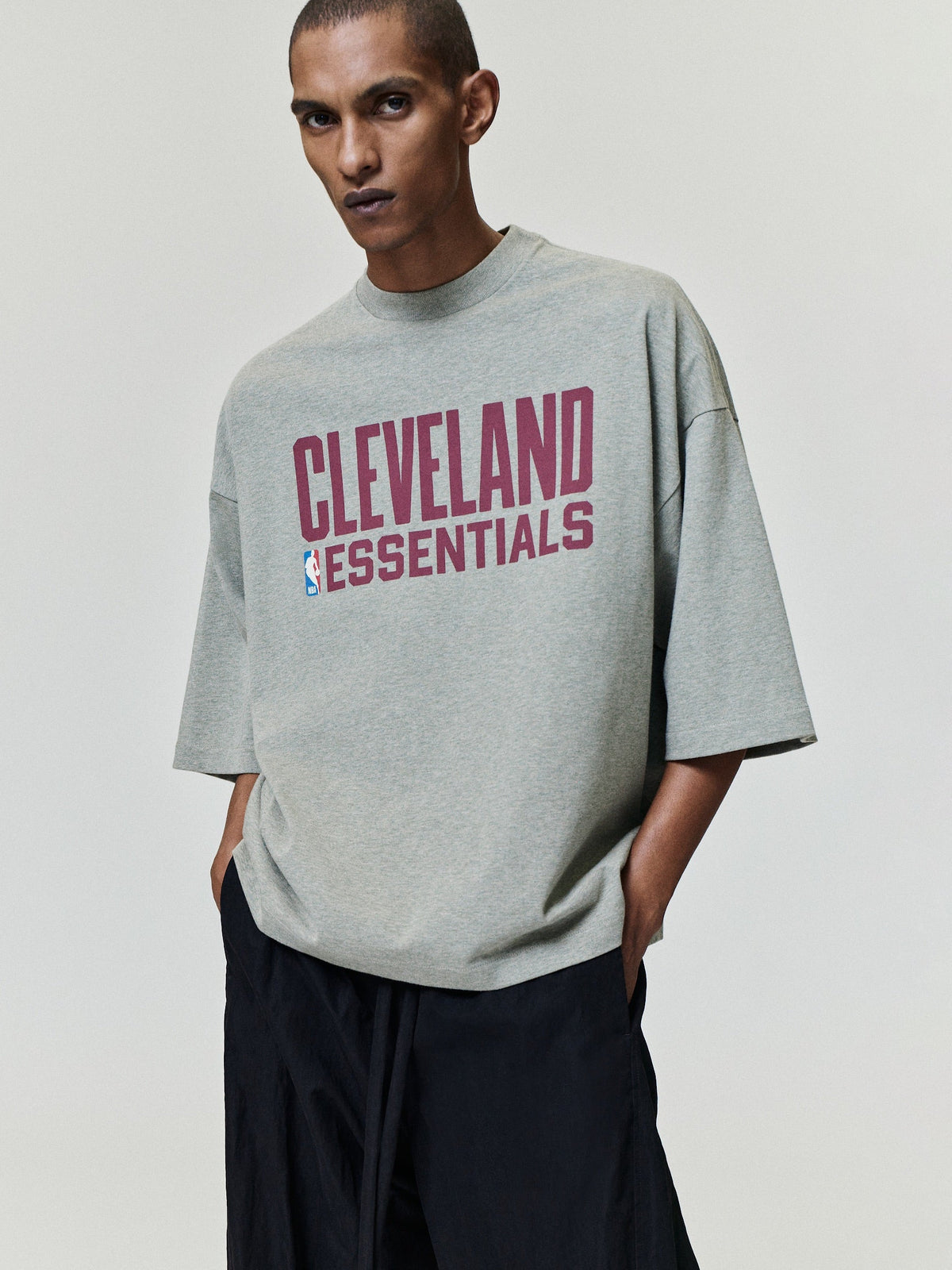Cleveland Merch Tee - Seal Heather - Image 1