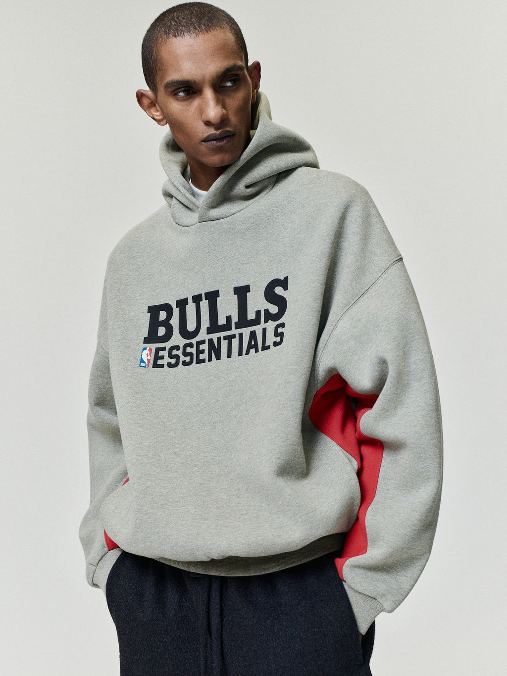 Bulls 90s Relaxed Hoodie - Seal Heather - Image 6