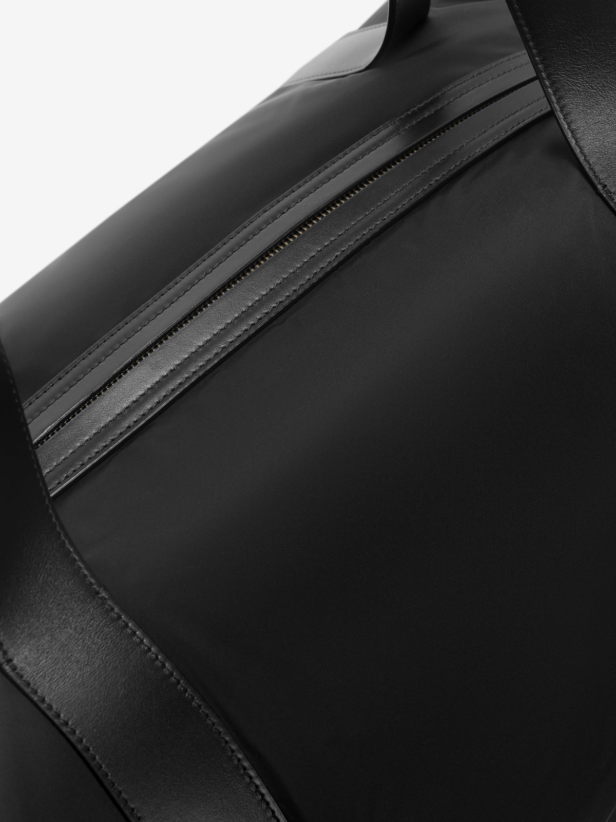 Nylon Belted Duffle - Black - Image 5