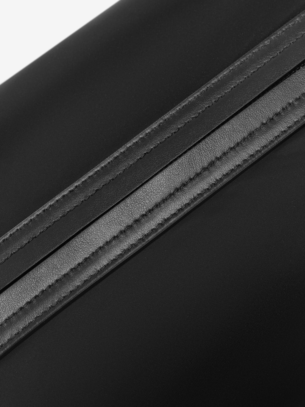 Nylon Belted Pouch - Black - Image 4