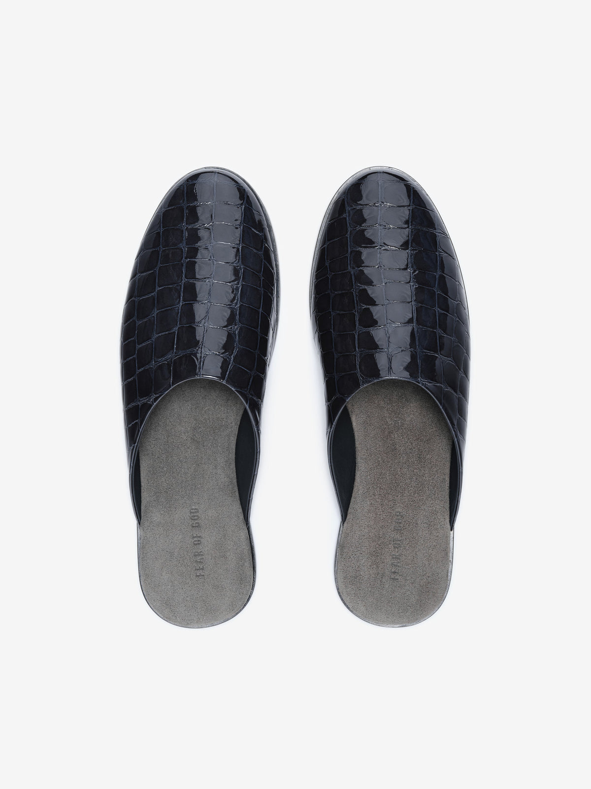 Croc Printed Slippers - Midnight Blue - Image 4