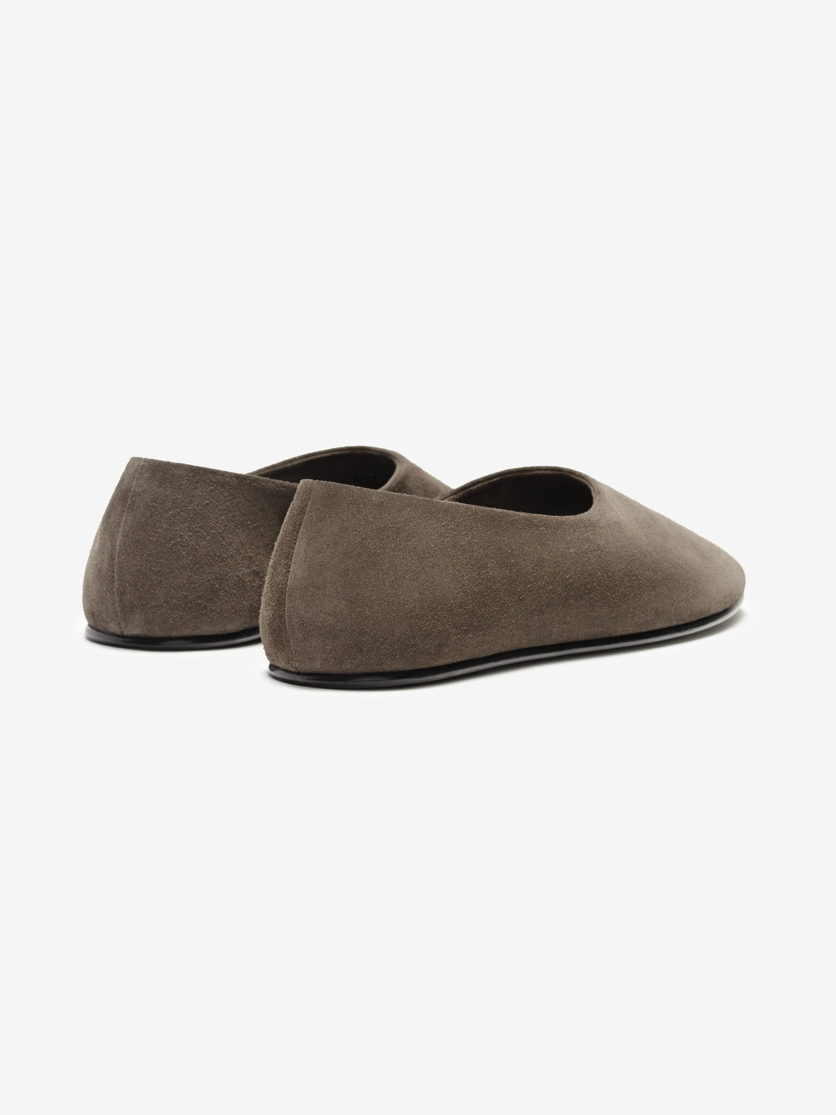 Suede Ballerino - Taupe - Image 4