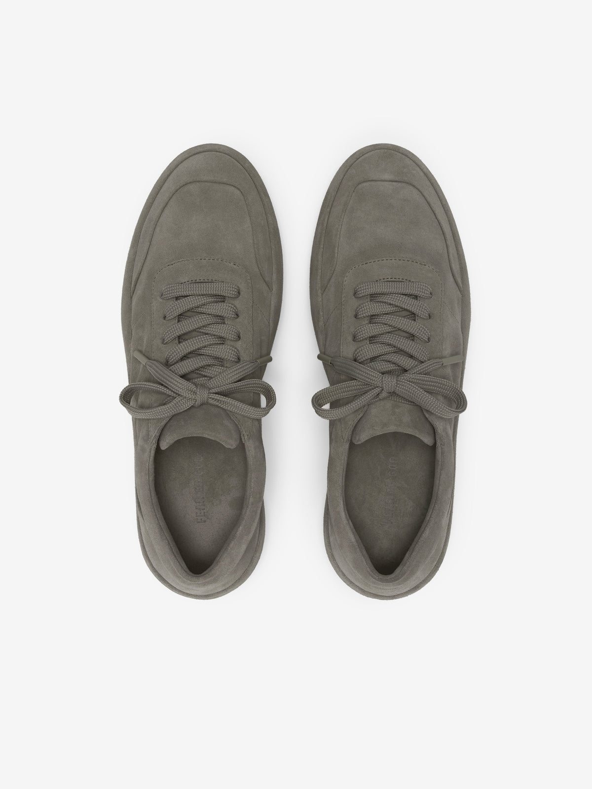 Suede Lace Up Runner - Taupe - Image 4