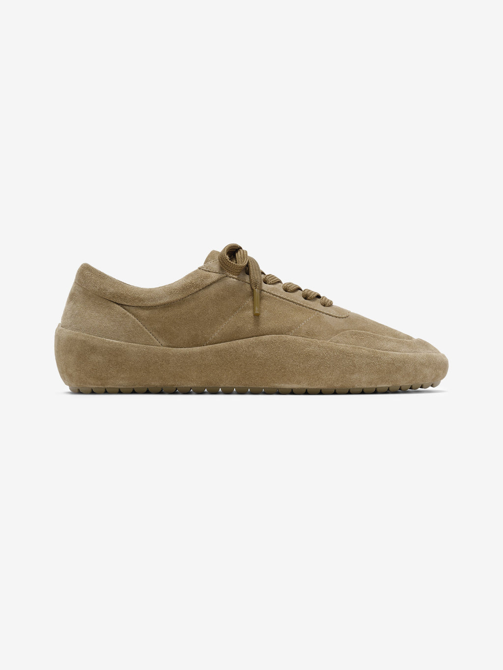 Suede Lace Up Runner - Sand - Image 1