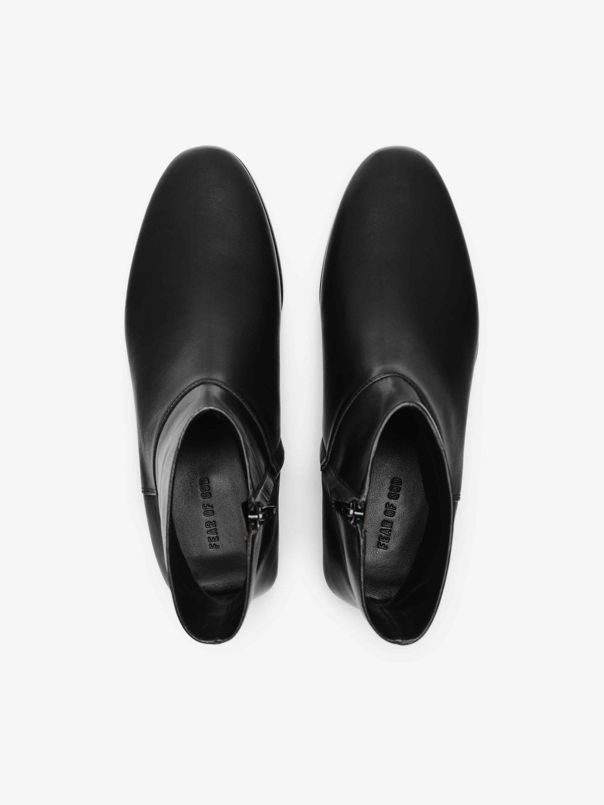 Leather Ankle Boot - Black - Image 4