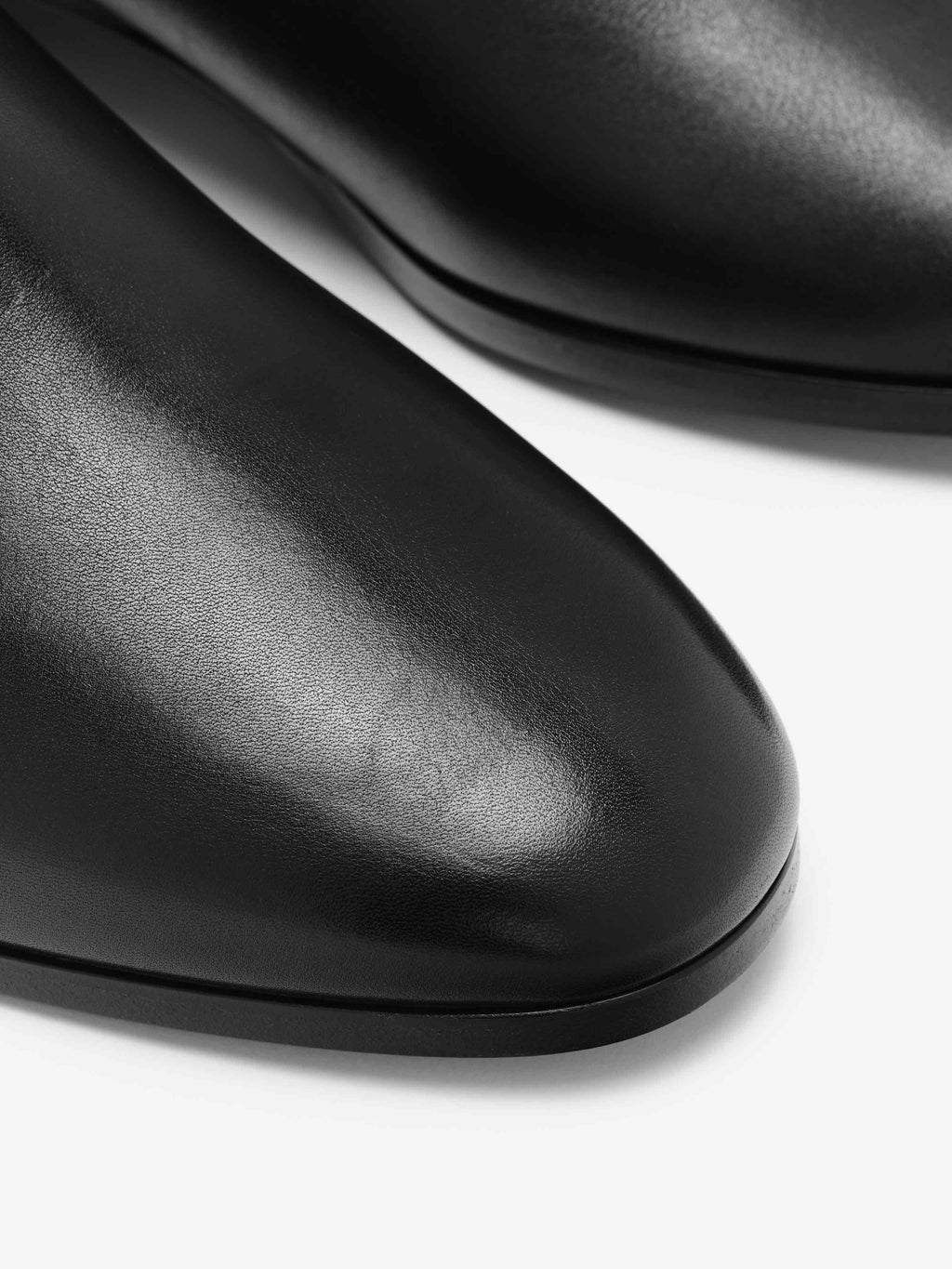 Leather Ankle Boot - Black - Image 5