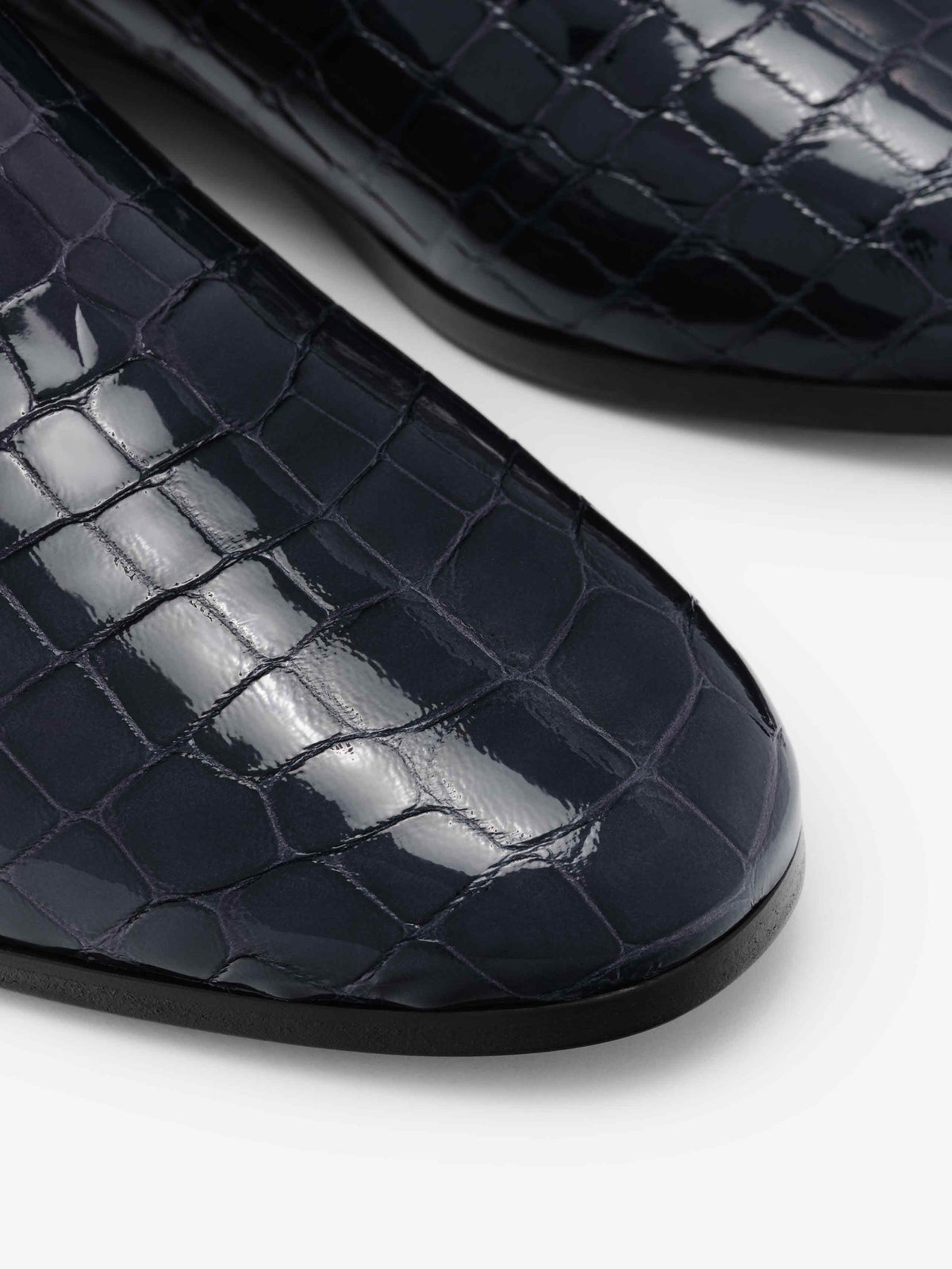 Croc Printed Ankle Boot - Midnight Blue - Image 5