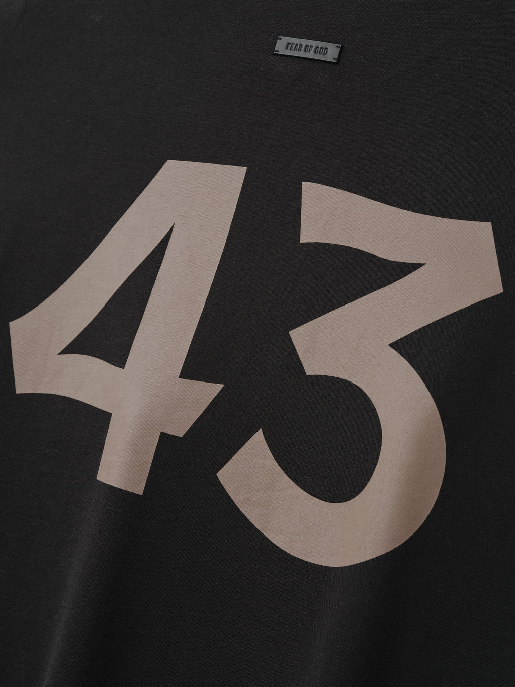 Cotton Rayon 43 Tee - Black - Image 4