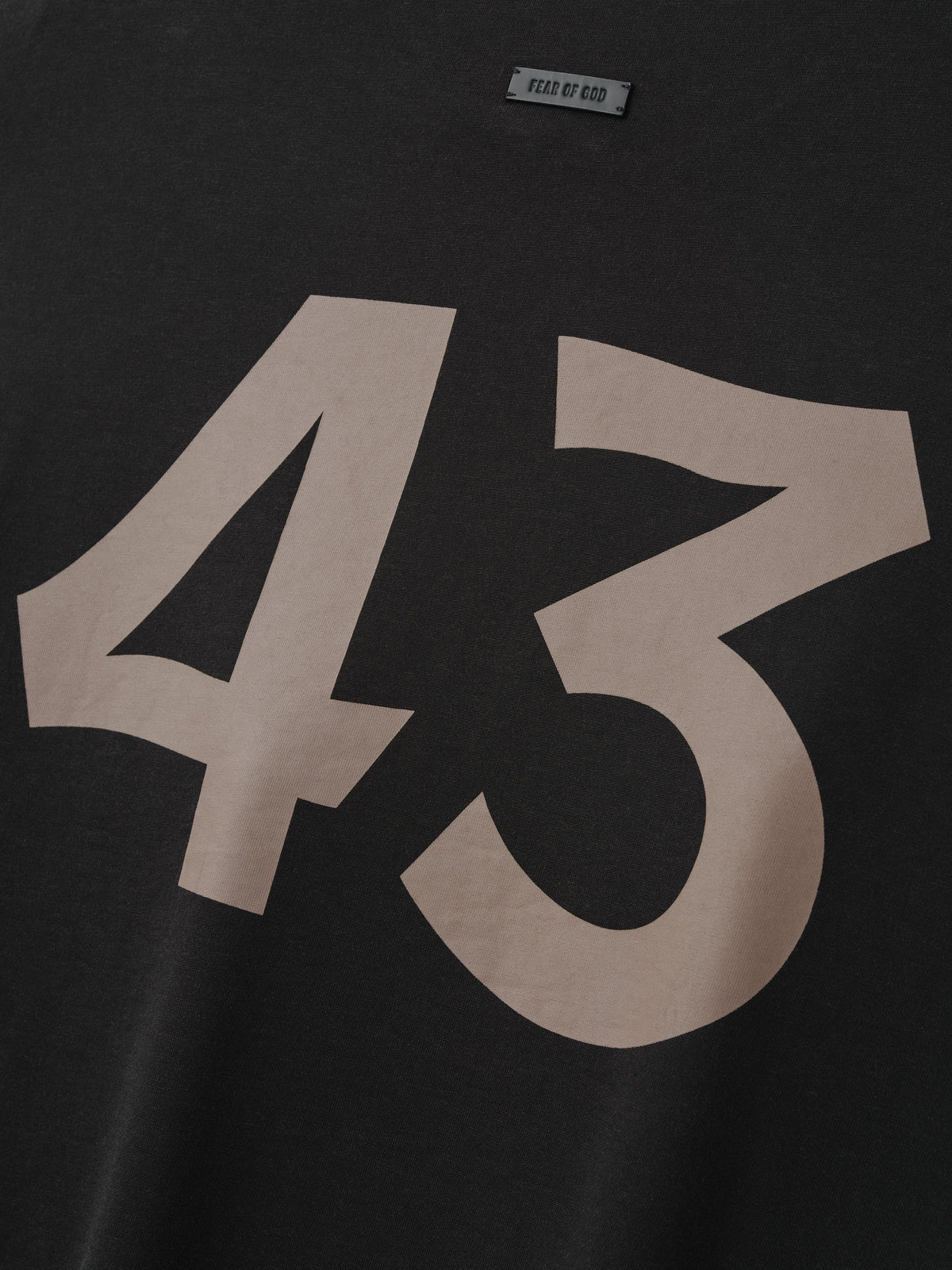 Cotton Rayon 43 Tee - Black - Image 4
