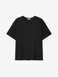 Cotton Rayon Tee - Black - Image 1