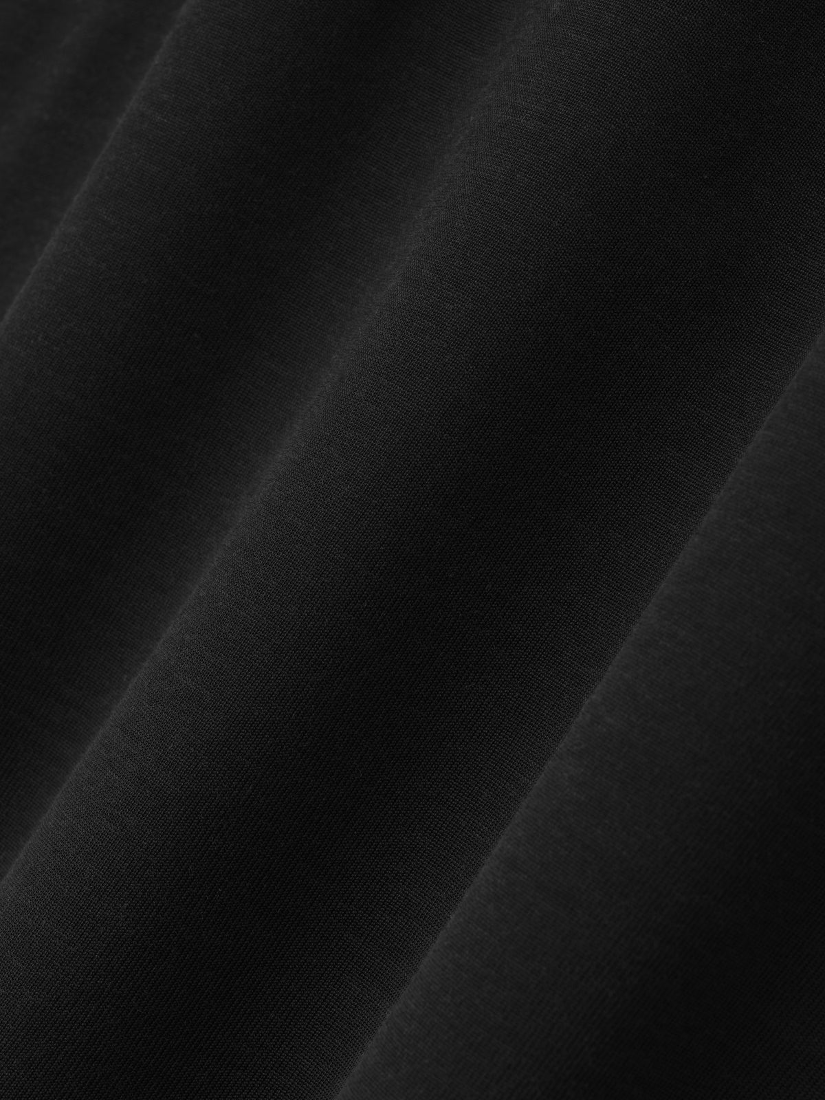 Cotton Rayon Tee - Black - Image 4